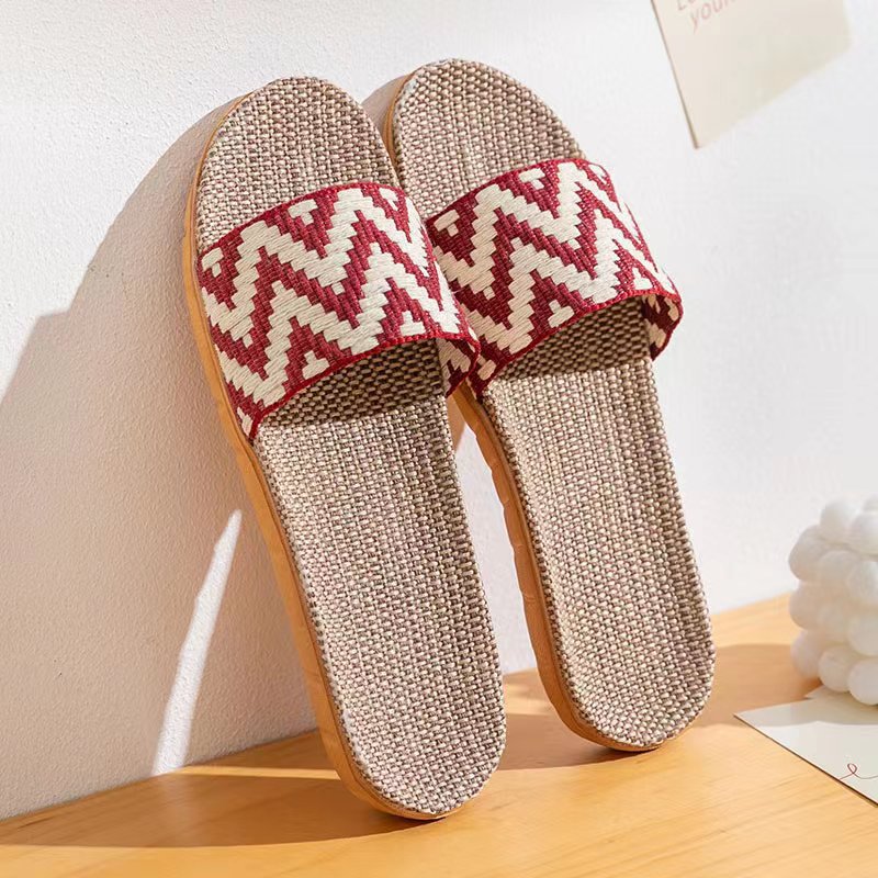 Couple Non-slip Cotton Linen Eva Soft Bottom Fashion Japan And South Korea Sandals